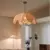 Nordic rattan e27 led luzes pingente wabi sabi lâmpada luminosa para sala de ja - DOMU DECOR