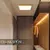 MARPOU-Ultra fino quadrado madeira grão LED luz de teto, lâmpadas sala, luzes - DOMU DECOR