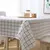 1 peça 137x90cm preto e branco peva impermeável toalha de mesa xadrez padrão na internet