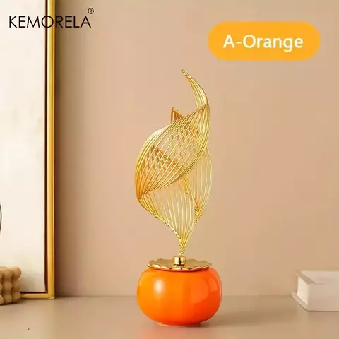 Estátua de cerâmica nórdica, luz criativa, luxo, decoração de sala de estar