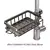 Armário de armazenamento de cozinha para casa, aço sobre a pia, rack de secage - DOMU DECOR