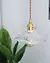 Estilo nórdico simples led pingente luminárias quarto sala de estar barra vidr - comprar online