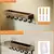 Rack de armazenamento de montagem na parede, prateleira flutuante de madeira sup - DOMU DECOR
