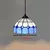 Retro estilo tiffany lustre de vidro colorido mediterrâneo luz pingente para ba - comprar online