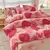 Conjunto de cama de algodão para casal, lençol confortável, estilo fresco, ca na internet