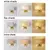 Arandelas de parede minimalistas pretas ou bronze com retângulo branco amarelo - comprar online