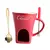 Caneca de fondue, copo de derretimento de chocolate com garfo e colher, aquecedo - comprar online
