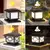 Luz solar ao ar livre led coluna cronometrada luz escurecimento luzes solares co - loja online