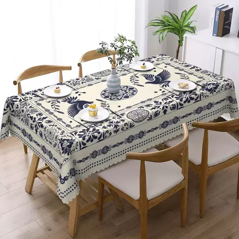 Toalha de mesa retangular mexicana do dia dos mortos, decoração de festa de fe