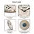1pc relógio de parede de madeira, francês vintage branco silencioso não-ticki - comprar online