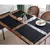 Imagem do Jogo americano de linho de algodão para mesa de jantar macrame acessório moder