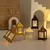 Eid decoração luz eid led marroquino retro lâmpada de mesa suprimentos ramada