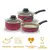 Kit Panelas com Frigideira Premium Antiaderente Colorido 3 Pçs - DOMU DECOR