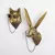 Antigo Bronze Resina Animal Pingente, Cabeça De Veado Dourado, Armazenamento De - comprar online