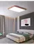 Luz de teto LED ultra fina com controle remoto, lâmpada de madeira, luminária, - DOMU DECOR