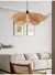 Nordic rattan e27 led luzes pingente wabi sabi lâmpada luminosa para sala de ja na internet