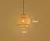Lanterna de bambu 30cm luminária vime natural vime e27 led lustres tecidos à m