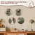 4 peças decoração de parede de madeira suspensa arte da parede decoração el - comprar online