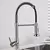 Torneira de cozinha Matte Black Pull Down, Bocal de modos duplos Misturador de água quente e fria Crane Tap, Brass Spring, Torneiras de pia de cozinha na internet