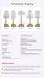Sensor de toque recarregável led night light cristal led candeeiro mesa 3 núcl