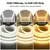 220v regulável cob led neon strip light dimmer interruptor plug kit à prova à