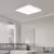MARPOU-Ultra fino quadrado madeira grão LED luz de teto, lâmpadas sala, luzes na internet