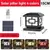 Imagem do Luz solar ao ar livre led coluna cronometrada luz escurecimento luzes solares co