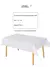 1 peça 137x90cm preto e branco peva impermeável toalha de mesa xadrez padrão - DOMU DECOR
