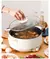 Multifogão elétrico multifuncional panela de arroz frigideira antiaderente pan