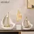 Escultura de cerâmica luxuosa para veleiro, ornamentos pós-modernos para sala - comprar online