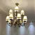 Imagem do Luxo clássico led lustre luz sala de jantar quarto pendurado luz decoração ca