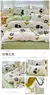 Conjunto de cama de algodão para casal, lençol confortável, estilo fresco, ca