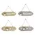 Sinal de porta de suspensão de madeira placa de suspensão de madeira com laço - DOMU DECOR