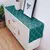 Imagem do Corredores de mesa de linho bege moderno abstrato onda listra cômoda cachecol d