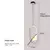 Magpie pássaro led cabo pingente lâmpadas AC85-265V interior led luzes do cand - comprar online