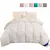 95% branco ganso cama edredão super king size especial pena de ganso &amp; para