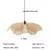 Nordic rattan e27 led luzes pingente wabi sabi lâmpada luminosa para sala de ja - comprar online