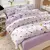 Conjunto de cama de algodão para casal, lençol confortável, estilo fresco, ca - DOMU DECOR
