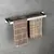 Aço inoxidável hardware de banheiro espelho cromo polido toalheiro suporte de - DOMU DECOR
