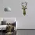 Antigo Bronze Resina Animal Pingente, Cabeça De Veado Dourado, Armazenamento De - DOMU DECOR