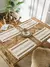 Corredor de mesa boho para decoração de casa, macramê, creme e marrom, corred na internet