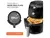 Fritadeira Elétrica sem Óleo/Air Fryer Mondial Pratic AF-31 Preta 3,5L com Tim