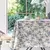 Toalha de mesa floral personalizável com acabamento em renda, capa retangular p
