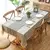 Toalha de mesa retangular redonda de linho batilo, toalha de mesa à prova d&#39 - comprar online