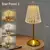 Sensor de toque recarregável led night light cristal led candeeiro mesa 3 núcl - DOMU DECOR