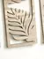 Decoração de parede com 3 peças de arte em madeira, placa de folha boho, deco - loja online