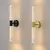 Nordic Bubble Crystal Rod LED Lâmpada de parede, quarto, cabeceira, sala, luz d