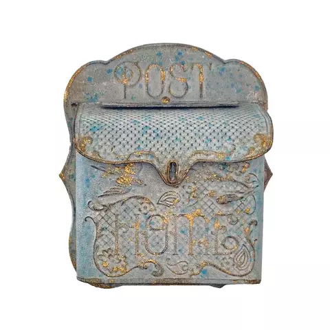 Jardim ao ar livre caixa de correio de parede material metálico estilo retrô c