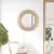 1 peça boêmio circular parede tecido espelho decorativo estilo homestay parede - DOMU DECOR