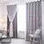 Camadas duplas românticas sheer crianças meninas cortinas com estrelas ocas pa - DOMU DECOR